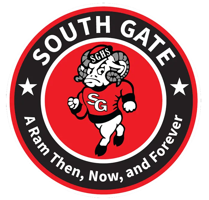 South Gate Rams Football Logo