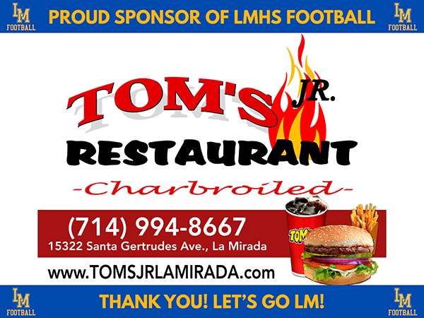 Tom's JR. Restaurant -Charbroiled-